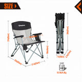 KingCamp Folding Chair with Drink Holder